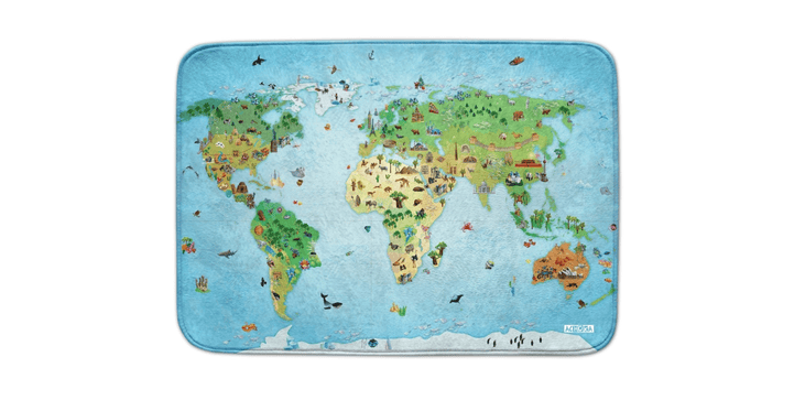 Ultrasoft Spielteppich - Around the World