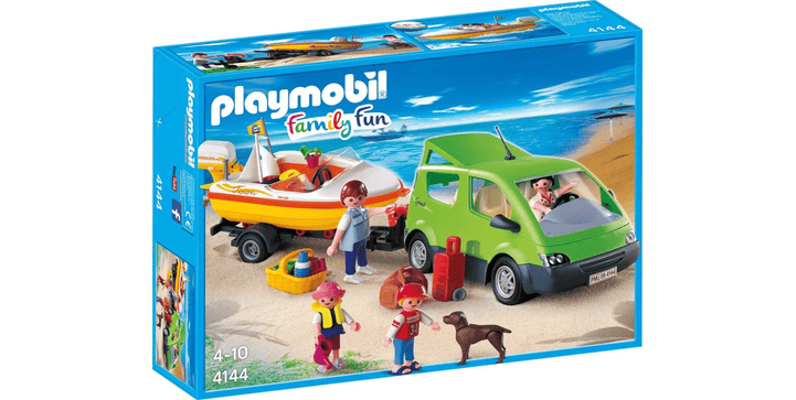 4144 Familyvan mit Bootsanhänger - Playmobil