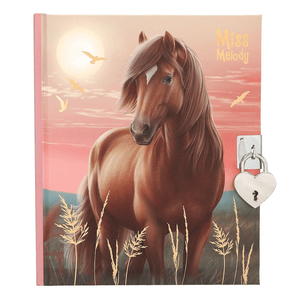 Miss Melody Tagebuch mit Stickern Motiv 2