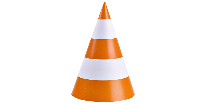 Baustelle - Partyhütchen - Partydekoration