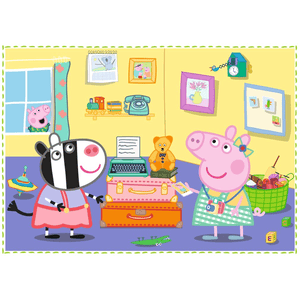 Trefl 4 in 1 Puzzle 12 + 15 + 20 + 24 Teile  - Peppa Pig