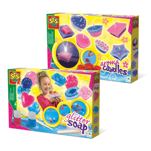 SES Creative 10137 Kreativset für Kinder Seifen und Kerzen (00910 + 14925)