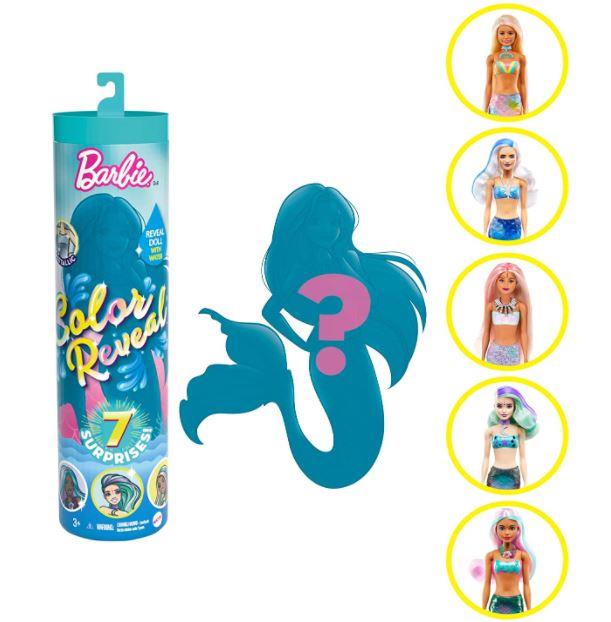 Barbie Color Reveal Puppe Meerjungfrau Welle 4 - Blindpack