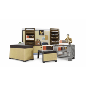 bruder - bworld UPS Paketshop mit Figur