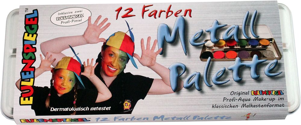 Eulenspiegel 12 Farben Metall-Palette