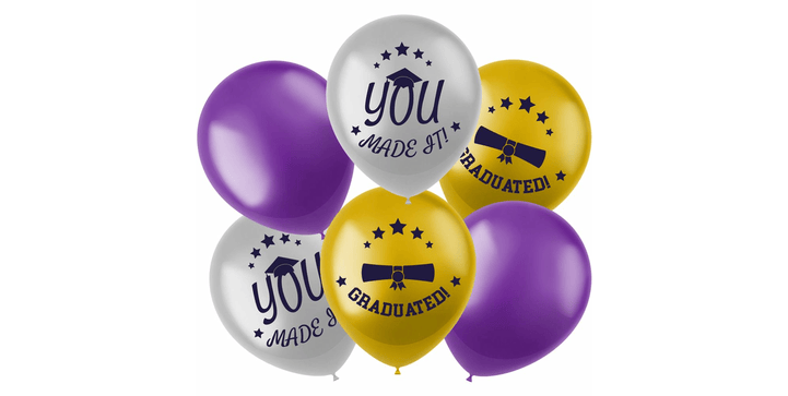 Folat Ballons Academic Elegance 33 cm - 6 Stück