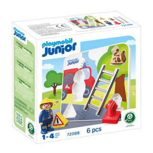 72088 JUNIOR: Feuerwehr-Puzzle - Playmobil