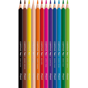 Maped® Buntstifte COLOR'PEPS STRONG holzfrei x12 - Blister