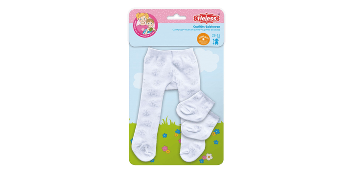 Heless Strumpfhose mit Söckchen Eiskristalle 28-35cm
