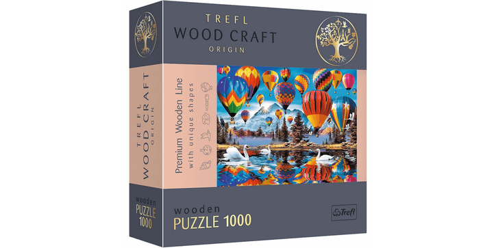 Trefl Premium Holzpuzzle: 1000 Teile - Colorful Ballons
