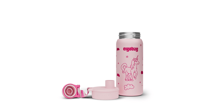ergobag Edelstahl Trinkflasche Einhorn