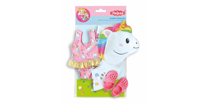 Heless Puppen-Schwimmset Einhorn Henri - Gr. 35-45 cm