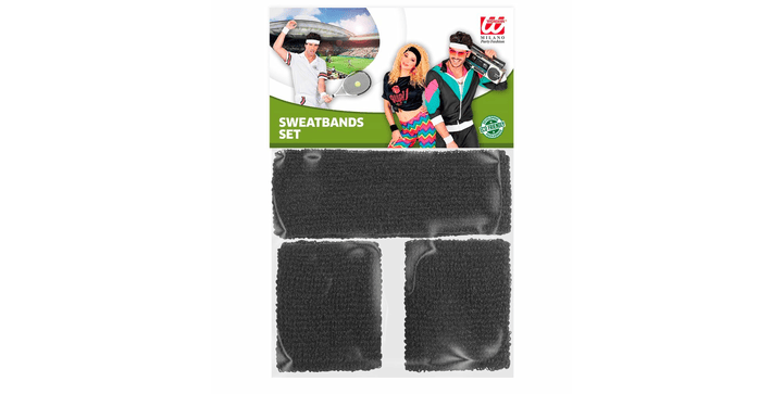Widmann Schweißbänder schwarz