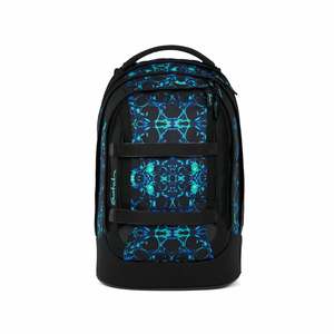 satch Pack Schulrucksack Caleido Blue