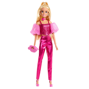 Barbie Deluxe Style im pinken Metallic Outfit