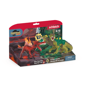 schleich® 70834 Feuersaurier vs. Dschungelechse