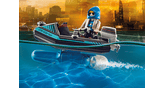 PLAYMOBIL City Action Polizei-Jetpack – Verfolgungsjagd Mit Boot & Figuren, Für Kinder Ab 5 Jahren
