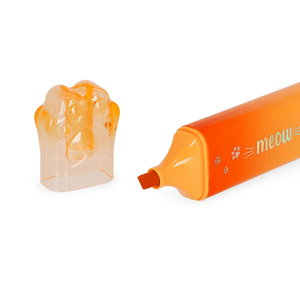 Legami Textmarker - Meow - Kitty in orange