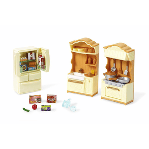 Landhaus Küche mit Kühlschrank 