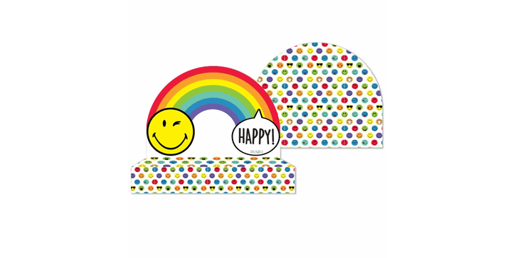 Amscan - 8 Cappelli Di Carta Per Compleanno A Tema Scimmia Ed Elefante - Design Rosa Con Scritta 'Fun To Be One' - 15,2 Cm Con Cordicella - 3