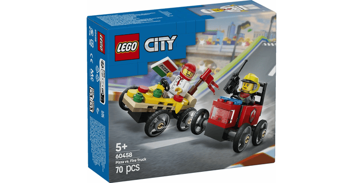 LEGO® City 60458 Pizzalieferwagen vs. Löschauto