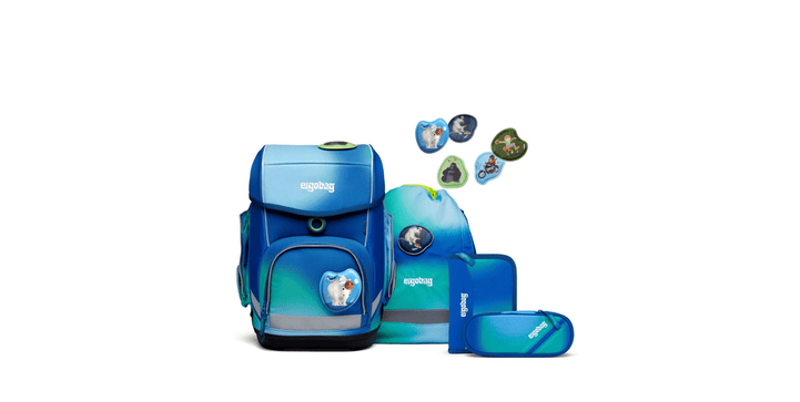 ergobag cubo Schulranzen-Set DschungelfieBär