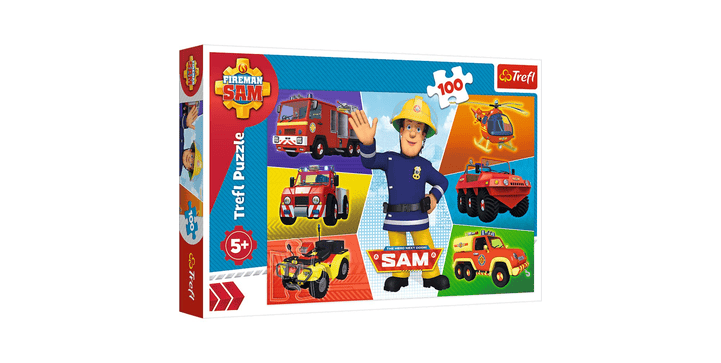 Trefl Puzzle 100 - Sam's Fahrzeug / Feuerwehrmann Sam