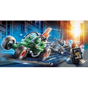 70577 Polizei - Kart Verfolgung des Tresorräubers - Playmobil