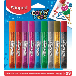 Maped Glitzerkleber COLOR'PEPS x 9