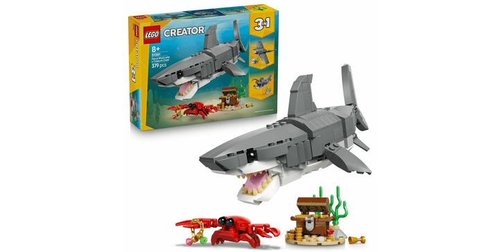 LEGO® Creator 31381 Wilder Hai mit Schatztruhe