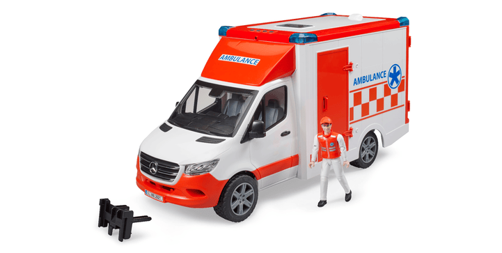 bruder - MB Sprinter Ambulanz mit Fahrer und L+S Modul