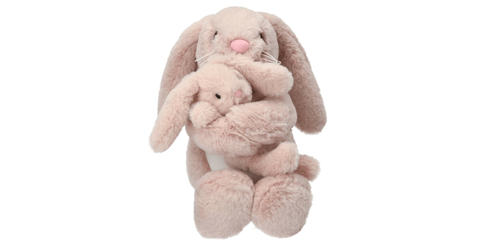 Princess Mimi Plüsch Hase Nelly mit Baby