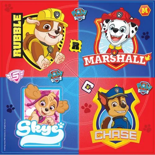 Amscan 16 Servietten Paw Patrol - 33 cm