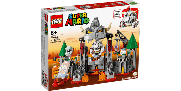 LEGO® Super Mario 71423 Knochen-Bowsers Festungsschlacht – Erweiterungsset