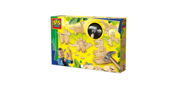 SES Holzarbeitsset - Dinosaurier