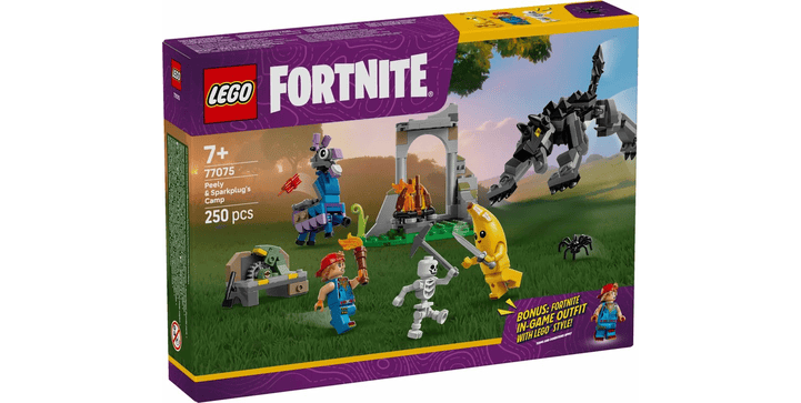 LEGO® Fortnite 77075 Das Lager von Schali und der Zündkerzenkünstlerin