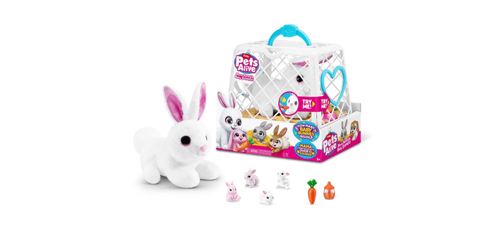 ZURU Pets Alive - Mama & Baby Surprise Bunny Playset S1
