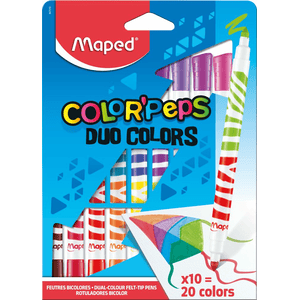 Maped Filzstifte COLOR'PEPS LONG LIFE DUO x 10