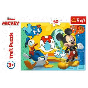 Trefl Puzzle 30 - Micky Maus Funhouse