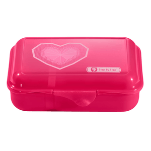 Step by Step Lunchbox "Glitter Heart" Pink