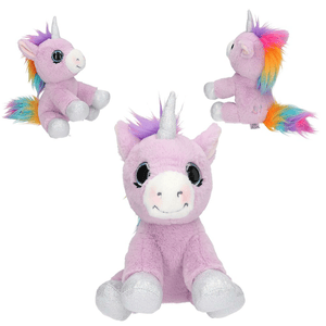 Ylvi Plüsch Einhorn lila 21 cm