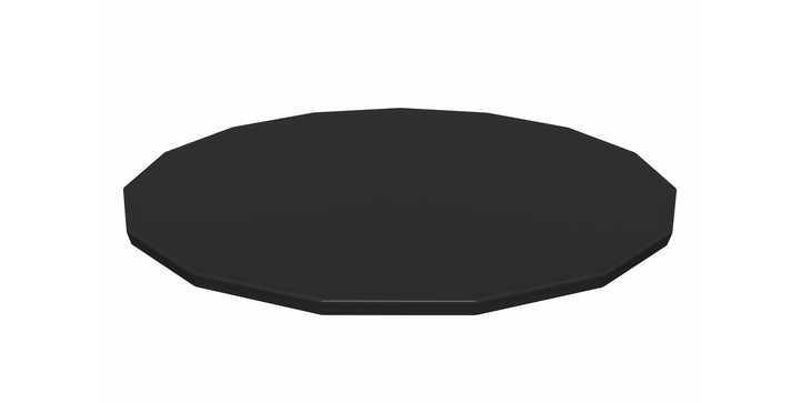Bestway® PVC-Abdeckplane Ø 470 cm - schwarz rund