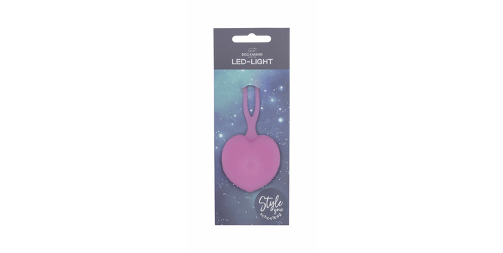 Beckmann B-SEEN & SAFE LED Licht - Rosa Herz