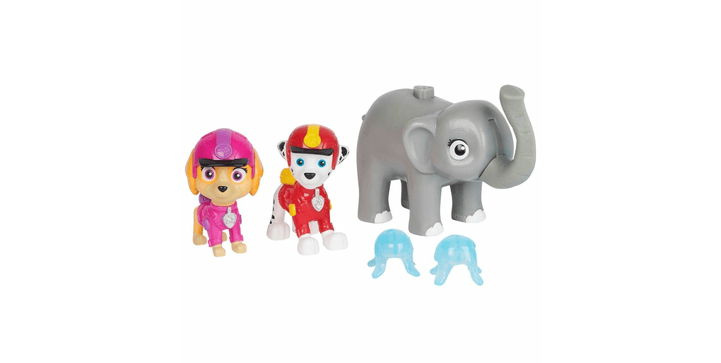 PAW Patrol Jungle Pups Figuren-Set Mit Marshall, Skye & Elefant - 3 Figuren, Wurffunktion, Für Kinder Ab 3 Jahren