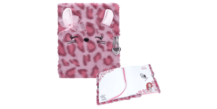 TOPModel COSY CAT Tagebuch mit Schloss Rosa
