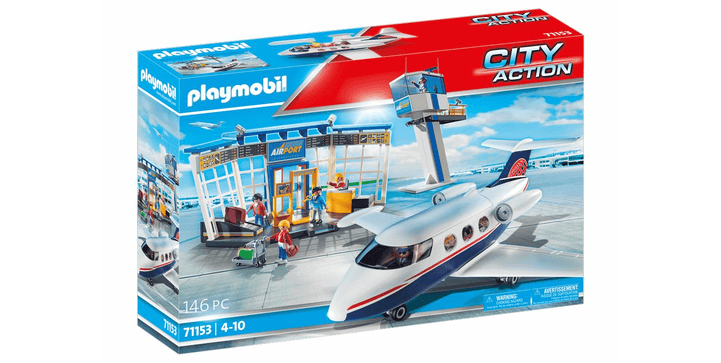 71153 Flughafen mit Flugzeug und Tower - Playmobil