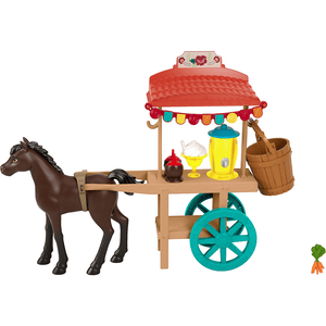 "Spirit – frei und ungezähmt“ Miradero Festival Imbisswagen mit Pony und Zubehör