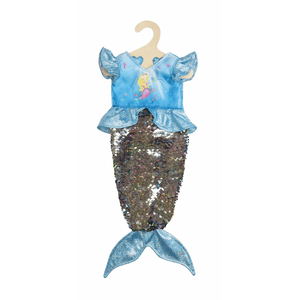 Heless Puppen-Outfit Meerjungfrau Ava mit Wendepailletten - Gr. 35-45 cm