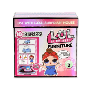 L.O.L. Surprise Möbel Cozy Coupe & Puppe Can Do Baby, Serie 2