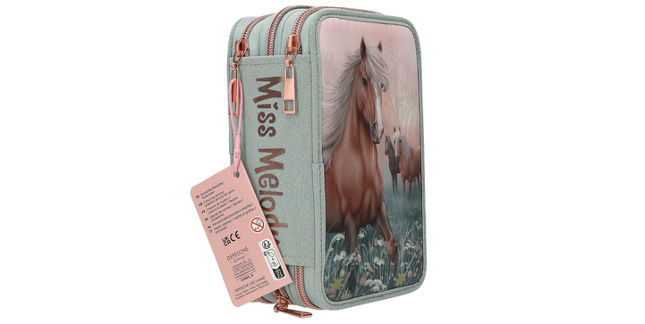 Miss Melody 3 Fach Federtasche ROMANTIC FIELDS